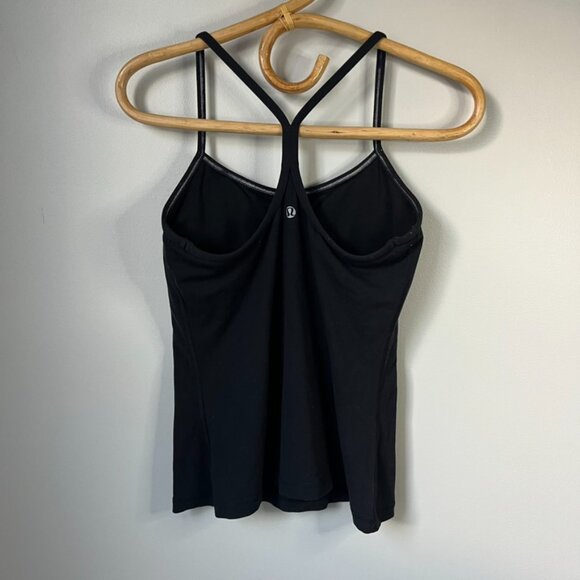 Lululemon Power Pose Tank Black Women's 6 - Picture 4 of 7